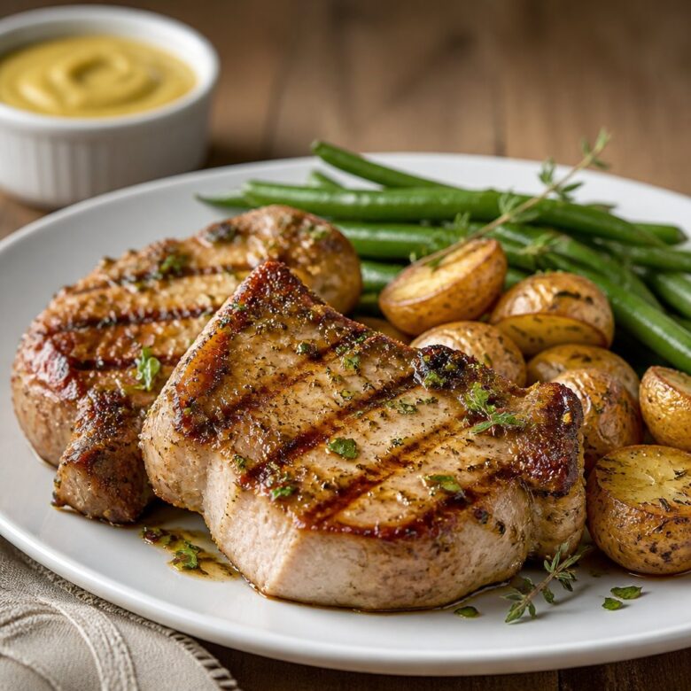 Juicy Dijon Mustard Pork Chop Marinade Recipe