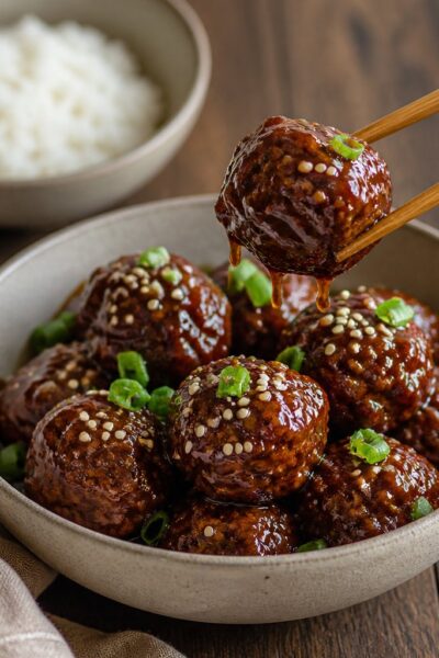 Sticky Hoisin Meatballs Recipe
