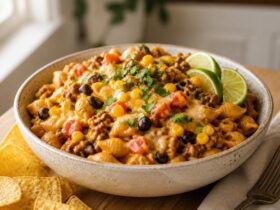 Creamy Cheesy Taco Pasta Recipe