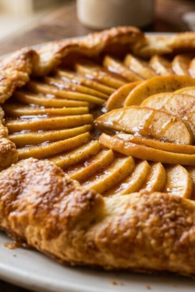 Caramel Apple Brioche Galette Recipe